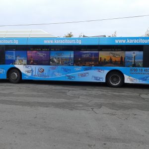 Реклама Karaci Tours Градски Транспорт Варна