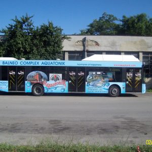 Реклама Balneo Complex Aquatonik Градски Транспорт Варна